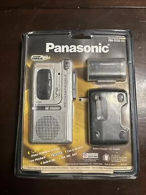 VTG Panasonic Micro-Cassette Recorder Voice-Activated Rechargeable RN-505 NEW • $62