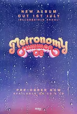 Metronomy - Summer 08 (PROMOTIONAL POSTER) • £8.19