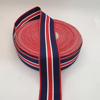 25m Roll Of King Charles III 2023 Full Size Medal Ribbon • £59