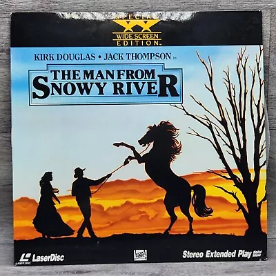 THE MAN FROM SNOWY RIVER Laserdisc LD WIDESCREEN FORMAT EXCELLENT CONDITION RARE • $4.97