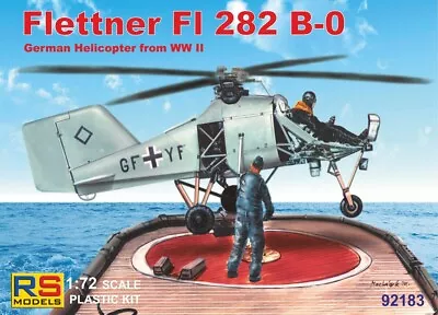 RS Models 1/72 Flettner Fl 282 B-0 Plastic Model Kit! • $19.90