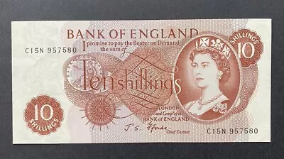 10 Shillings J.S. Fforde 10 Shilling C15N Note Light Circulation • £5