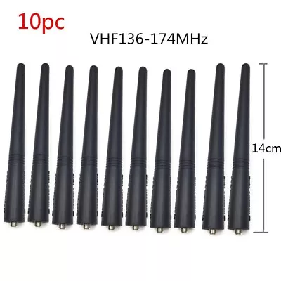 10PCS 14cm VHF 136-174Mhz Antenna For Motorola EX500 EX600 PTX760 HT750 HT1250 • $19.99