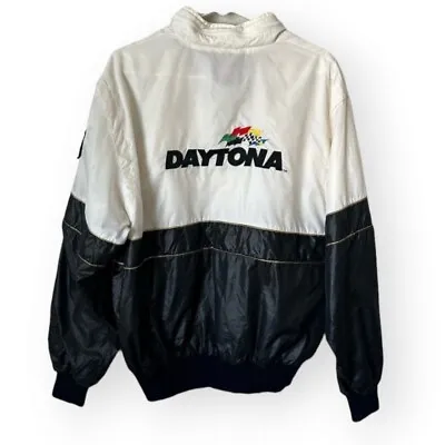 STYLE AUTO X DAYTONA INTERNATIONAL X VINTAGE Speedway Light Jacket Size Large • $39.99