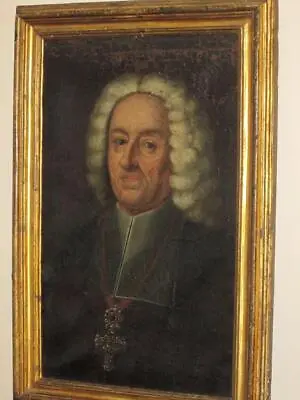 £1200 • Buy Large Antique 18th Century Portrait Oil Painting On Canvas Circa 1740