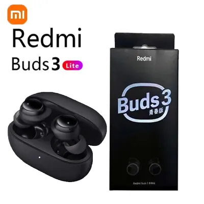 Xiaomi Redmi Buds 3 Lite Wireless Headphones - Black • £10.85