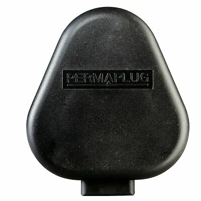 £6.69 • Buy Masterplug Permaplug 15Amp 3 Pin Black Heavy Duty Tough Mains 15A Round Pin Plug