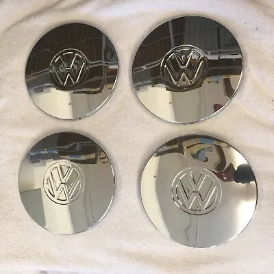 1975-mid 80s VW Wheelcover Hubcap Flat Style 6  Set Of 4 Jetta Dasher Scirocco • $50