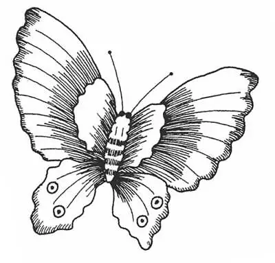 £4 • Buy Lucy's Butterfly Unmounted Rubber Stamp