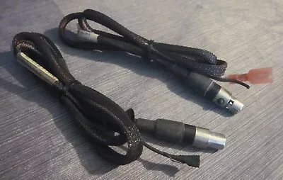 Lot Of 2 CB Radio & Similar 3 Pin Mini XLR Cables 30514 Rev D Motorola Style • $9.99