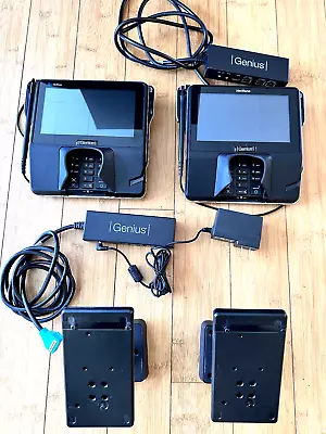 Two Verifone Genius MX925CTLS Pin-Pad Payment Terminal W/ Swivel Stands • $20