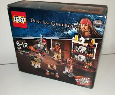 £35.90 • Buy Rare Lego - 4191 - Pirates Of The Caribbean: Captain's Cabin - Boxed