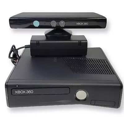 Microsoft XBOX 360 Slim 4GB (1439) Video Game Console W/ Kinect  • $69.95