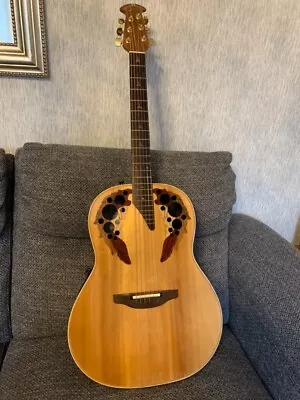 Ovation Elite 1718 Natural Finish - Very Good Condition Original Case • £500