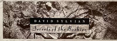 David Sylvian 1987 Promo Poster Secrets Of The Beehive Japan New Romantics • £7.91
