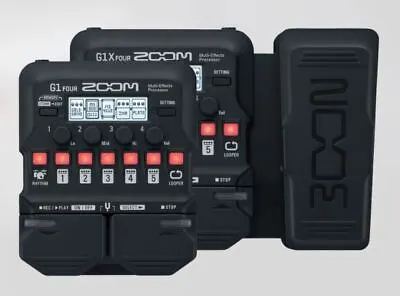 $150 • Buy Zoom G1 FOUR And G1X FOUR GUITAR MULTI-EFFECTS PEDALS