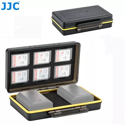 $22.23 • Buy 2 Camera Battery+6 SD Card Case Holder Fr Sony A7III A7SII A7R A6500 A6400 A6300