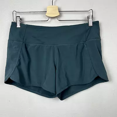 Lululemon Speed Up Shorts Size 8 Sea Green Mid Rise 3.5  Pull On Running Shorts • $32.95