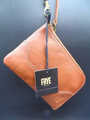 NWT FRYE Boots Brand ~ Cognac Leather WRISTLET ~ Brand New With Tags MSRP $98.00 • $55