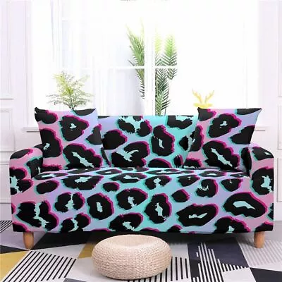 $12.15 • Buy Leopard Print Tiger Pattern Slipcover Elastic Couch Cover Protector 1/2/3/4 Seat