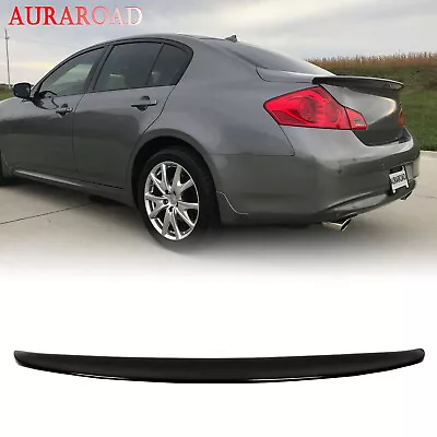  Rear Trunk Spoiler Wing For 2007-2015 Infiniti G35 G25 G37 Q40 Sedan JDM Style • $48.99