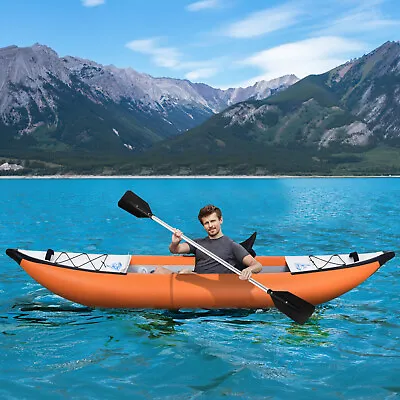 $419.99 • Buy 10ft Foldable Fishing Touring Inflatable Kayak Set W/ Paddle & Air Pump 1 Person