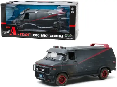 1983 GMC Vandura Black Weathered Version With Bullet Holes  The A-Team  (1983-19 • $84.99