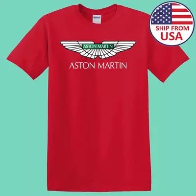 Aston Martin Men's Red T-Shirt Size S-5XL • $13.49