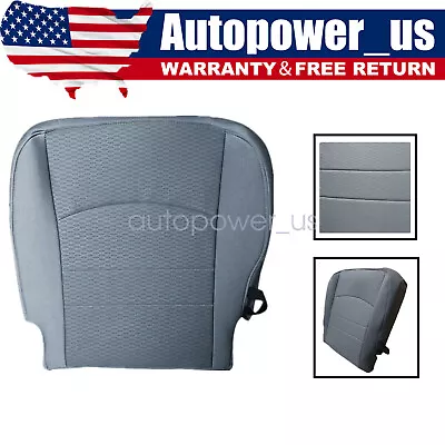 For 2013-2018 Dodge Ram 1500 2500 3500  Driver Bottom Gray Cloth Seat Cover • $53.89