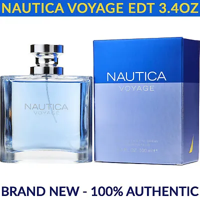 Nautica Voyage EDT Cologne For Men 3.4 Oz 100ml Spray Bottle - BRAND NEW SEALED • $22.49