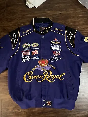 Authentics Car 17 Kenseth  Crown Royal Bomber Style Pit Crew Jacket Size Xl • $225.99