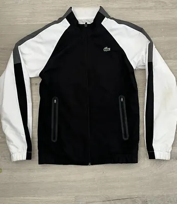 £80 • Buy Lacoste Sport Tracksuit Black And White Mens