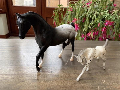 £17 • Buy Breyer Classic Black Blanket Appaloosa And Leopard Appaloosa Foal