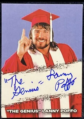 Lanny Poffo WWE Auto Card The Genius Leaping Macho Man Signed • $50