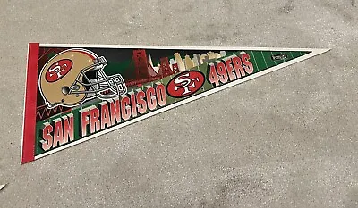 San Francisco 49ers Vintage Felt Pennant Flag NFL Football • $10