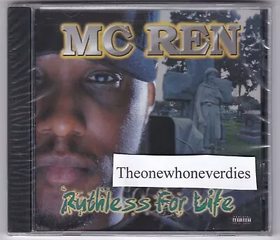 MC Ren - Ruthless For Life CD (Ruthless Records) Eazy-E NWA N.W.A. Ice Cube  • $14.99