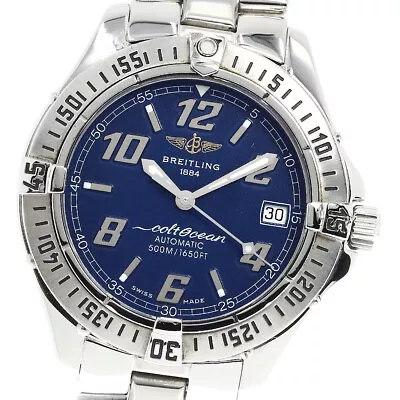 BREITLING Colt Ocean A17350 Date Navy Dial Automatic Men's Watch_800996 • $1518.10