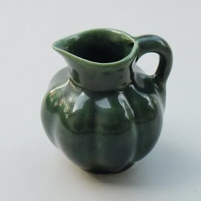 Van Briggle Pottery Dark Green Creamer Pitcher 4” Vintage • $15.39