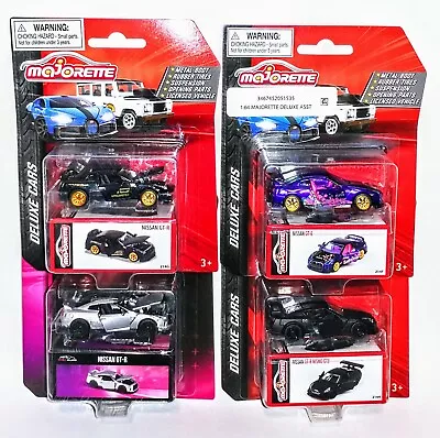 Majorette GT-R LOT Black GTR Nismo GT3 Pink Slips Silver GTR & 2x Purple GT-Rs • $49.99