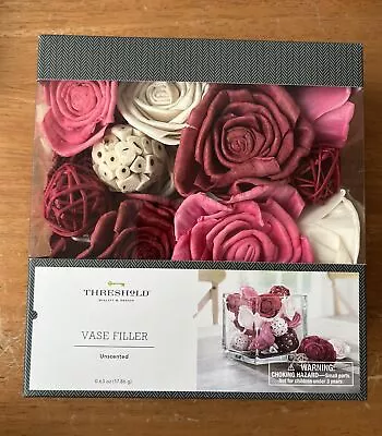 Threshold Vase Filler Unscented Roses Pink Red 0.63 Oz • $9.49