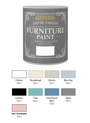£9.36 • Buy Rust-Oleum Satin Furniture Paint 750ml / 125ml Chic Shabby Vintage Paints