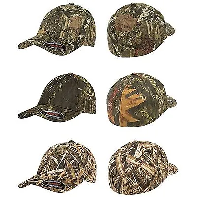 FLEXFIT Mossy Oak Infinity Camo Hats NEW Fitted Camouflage Cap S/M L/XL 2XL 6999 • $11.95