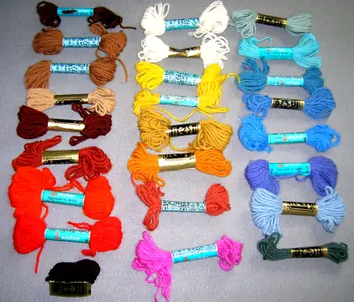 £4 • Buy Clearance - 24 Skeins Tapestry Wool - Various Colours, All New