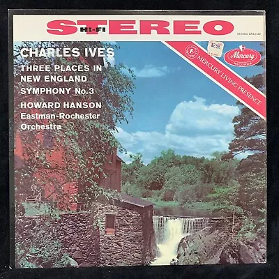 MERCURY Living Presence SR90149 IVES Symphony #3 & Three Places LP FR1/FR1 P17. • $25