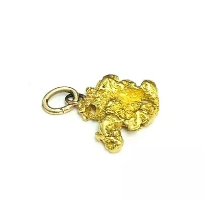 Nugget 24K Yellow Gold 1.6 Grams Pendant Charm • $299