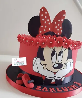 Minnie Silicone Cake Mould Baby Shoe Food Sugar Craft Art Mouse • £6.99
