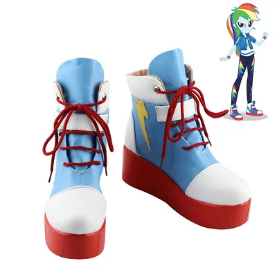 My Little Pony Rainbow Dash Shoes Cosplay Equestria Girls Boots Ver 1 • $73.89