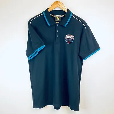 Vintage 2004 NRL Penrith Panthers Polo Shirt Mens Size M Rugby Official Team • £18.53