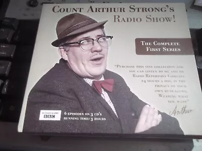 COUNT ARTHUR STRONG'S RADIO SHOW-Complete 1st Series(3 CD AUDIO 2005)BBC TV MINT • £10.99