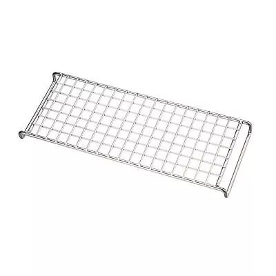 BBQ Rectangle Grill Net Stainless Steel Camping Grate Baking Rack Wire Mesh • $15.21